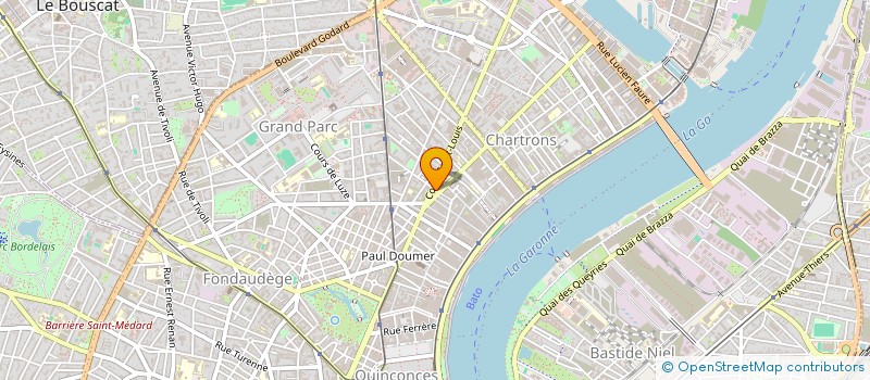 localisation de l'entreprise SCI CHARTRONS ST LOUIS  BORDEAUX