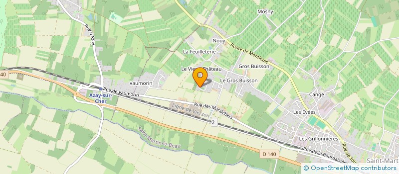 localisation de l'entreprise SCI CHARUEL  SAINT-MARTIN-LE-BEAU