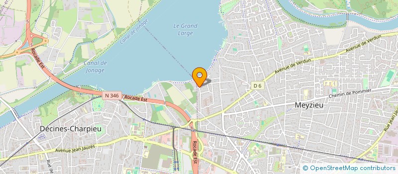 localisation de l'entreprise SCI CHARUSA  MEYZIEU