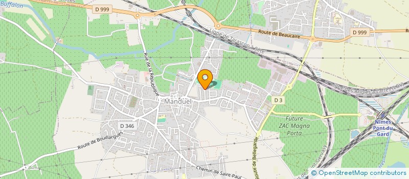 localisation de l'entreprise SCI CHARVAL  MANDUEL