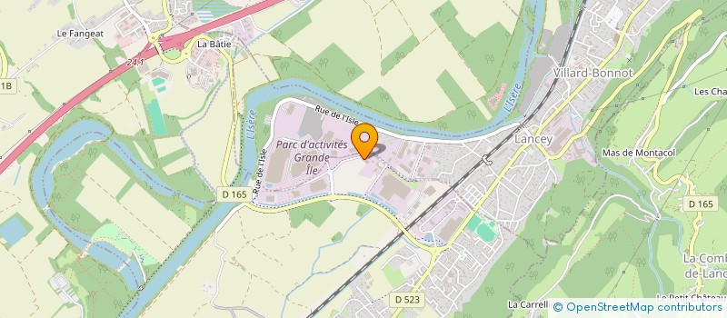 localisation de l'entreprise SCI CHARVET  LE VERSOUD