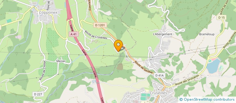 localisation de l'entreprise SCI CHARVET  COPPONEX