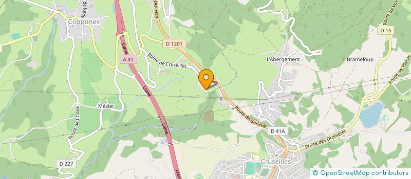 localisation de l'entreprise SCI CHARVET BOUAHOM  COPPONEX