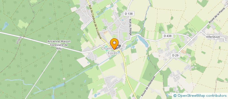 localisation de l'entreprise SCI CHARVIN ABC à CHAMBON-LA-FORET