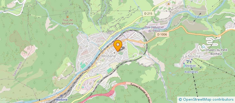 localisation de l'entreprise SCI CHARVOZ  MODANE