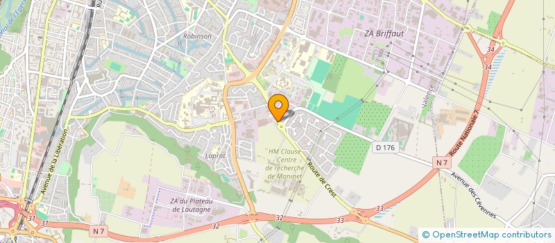 localisation de l'entreprise SCI CHARWER à VALENCE