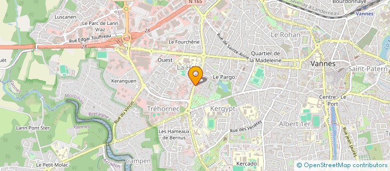 localisation de l'entreprise SCI CHASOHEN à VANNES