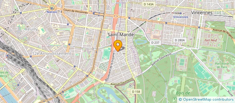 localisation de l'entreprise SCI CHASOT à SAINT-MANDE