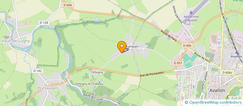 localisation de l'entreprise SCI CHASOVAGE  PONTAUBERT