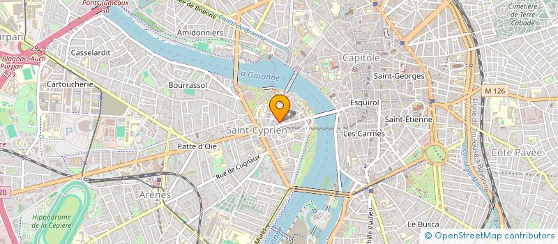 localisation de l'entreprise SCI CHASSAGNE à TOULOUSE