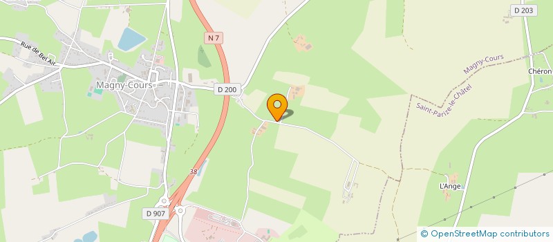 localisation de l'entreprise SCI CHASSAGNETTE à MAGNY-COURS
