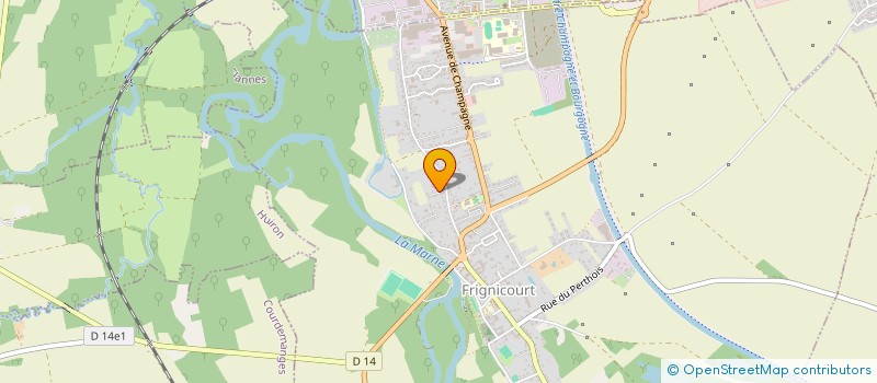 localisation de l'entreprise SCI CHASSAING  FRIGNICOURT