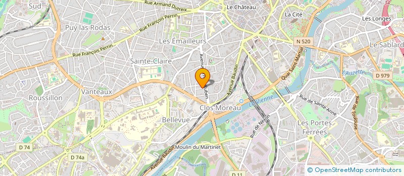 localisation de l'entreprise SCI CHASSAING IMMOBILIER PALMYRE à LIMOGES