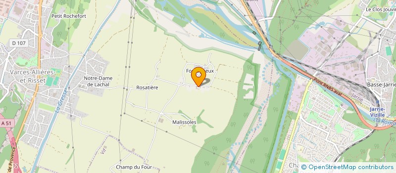 localisation de l'entreprise SCI CHASSANDRE à VARCES-ALLIERES-ET-RISSET