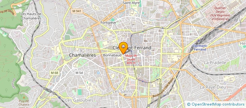 localisation de l'entreprise SCI CHASSANG  CLERMONT-FERRAND