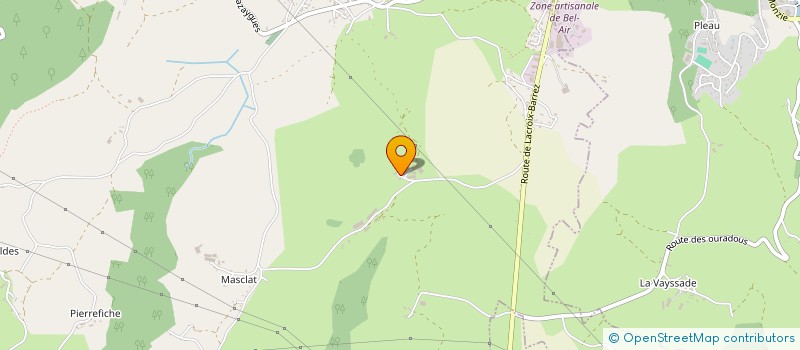 localisation de l'entreprise SCI CHASSANG  TAUSSAC