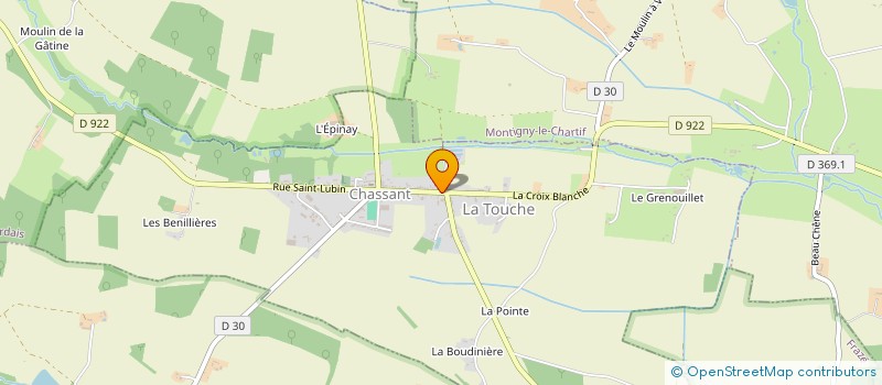 localisation de l'entreprise SCI CHASSANT DU PERCHE à CHASSANT