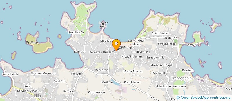 localisation de l'entreprise SCI CHASSELOUP DE CHATILLON  PLOUGUERNEAU