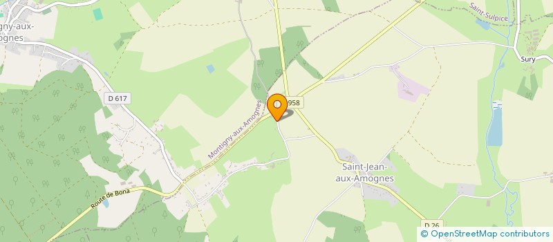 localisation de l'entreprise SCI CHASSENAY LES AMOGNES  ST-JEAN-AUX-AMOGNES