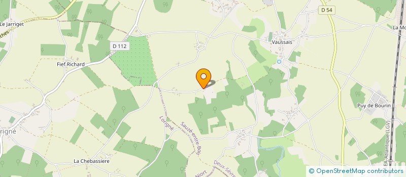 localisation de l'entreprise SCI CHASSERIAULT - CHETCUTI  SAUZE-VAUSSAIS