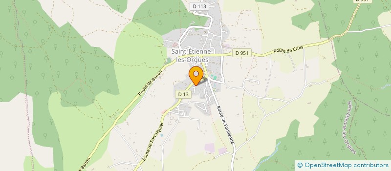 localisation de l'entreprise SCI CHASSOLE  ONGLES