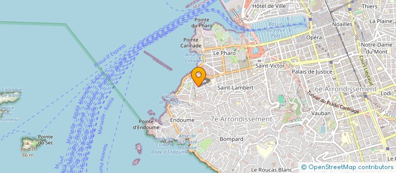 localisation de l'entreprise SCI CHASSOT à MARSEILLE