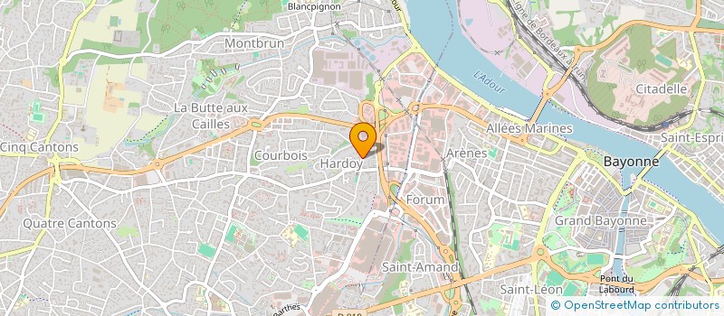 localisation de l'entreprise SCI CHASSS  ANGLET