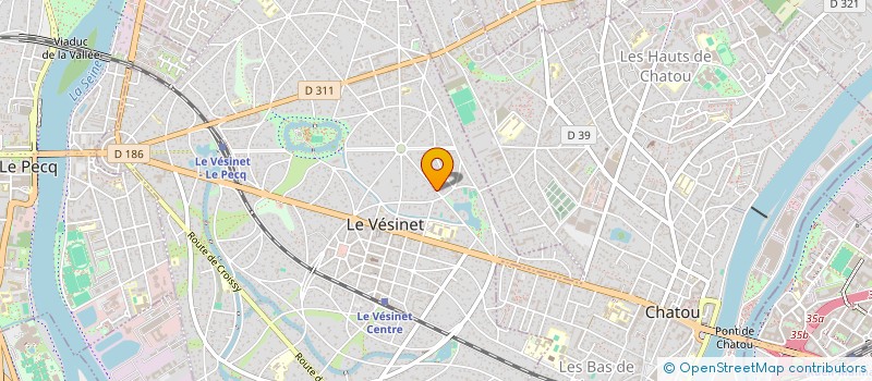 localisation de l'entreprise SCI CHASTAMAT  LE VESINET