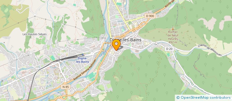 localisation de l'entreprise SCI CHASTAN à DIGNE-LES-BAINS