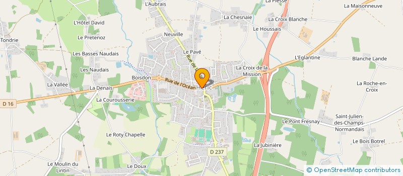 localisation de l'entreprise SCI CHASTANIS  HERIC