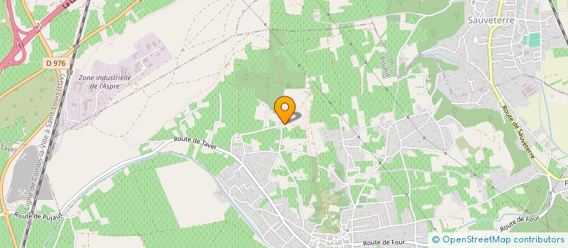 localisation de l'entreprise SCI CHASTE  PUJAUT