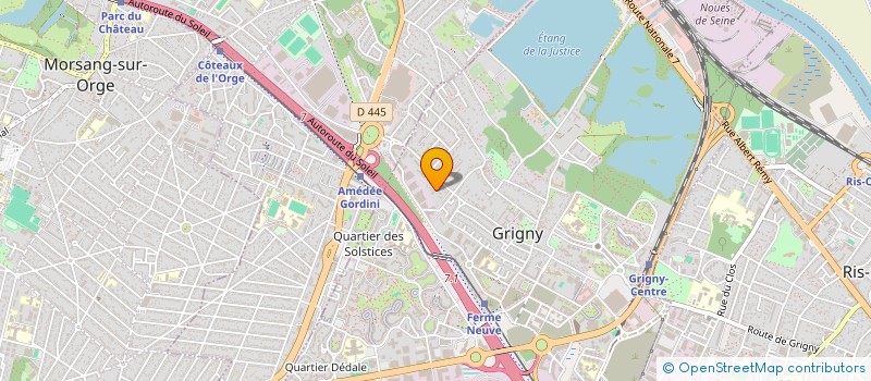 localisation de l'entreprise SCI CHASTREIX BELAIR  GRIGNY