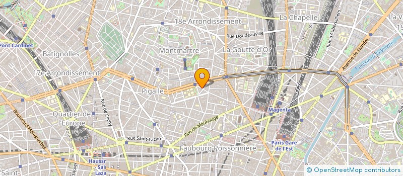 localisation de l'entreprise SCI CHAT DOC  PARIS