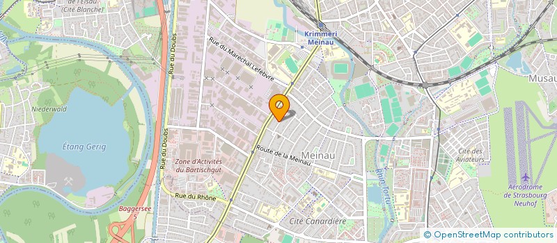 localisation de l'entreprise SCI CHAT'LOU  STRASBOURG