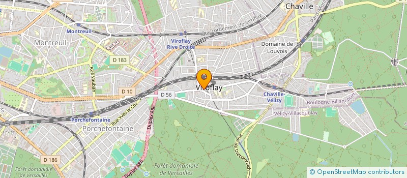 localisation de l'entreprise SCI CHAT NOIR  VIROFLAY