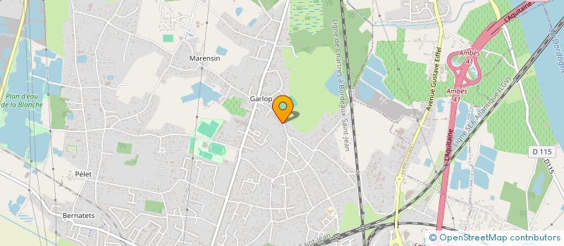 localisation de l'entreprise SCI CHATAIGNAT  AMBARES-ET-LAGRAVE