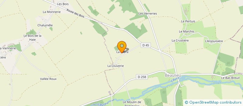localisation de l'entreprise SCI CHATAIGNER-SOUVRAY à BEAULIEU