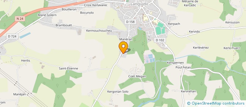 localisation de l'entreprise SCI CHATAIGNERAIE  LANGUIDIC