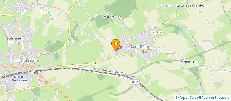 localisation de l'entreprise SCI CHATAIGNIERS  SAINT-REMY-DE-SILLE