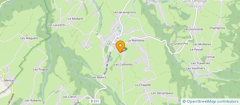 localisation de l'entreprise SCI CHATAIN  MONTCEL