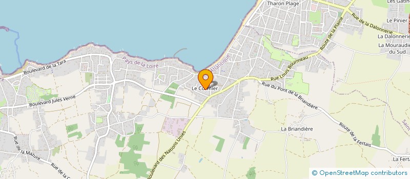 localisation de l'entreprise SCI CHATAUD à LA PLAINE-SUR-MER