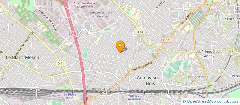 localisation de l'entreprise SCI CHATEAU  AULNAY-SOUS-BOIS