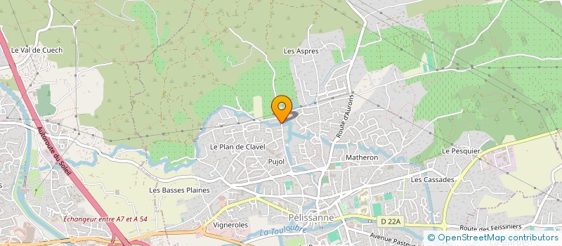 localisation de l'entreprise SCI CHATEAU  PELISSANNE