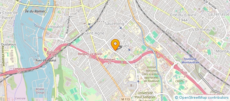 localisation de l'entreprise SCI CHATEAU à TOULOUSE