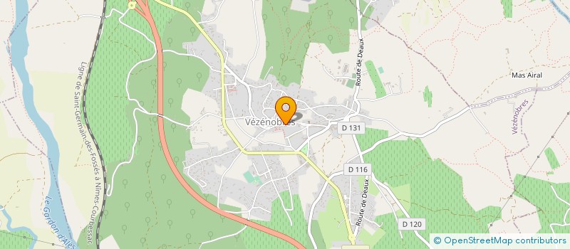 localisation de l'entreprise SCI CHATEAU  VEZENOBRES