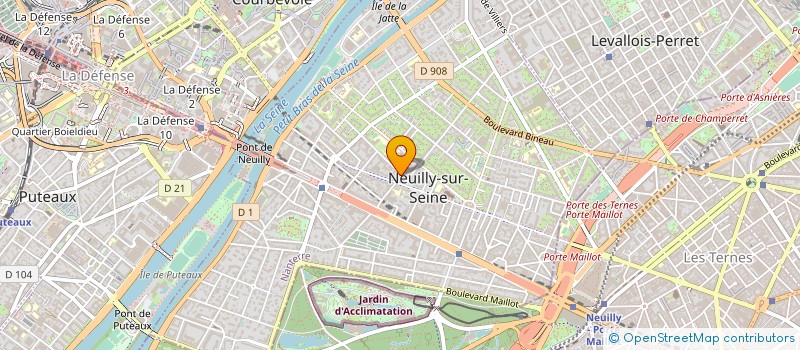 localisation de l'entreprise SCI CHATEAU à NEUILLY-SUR-SEINE