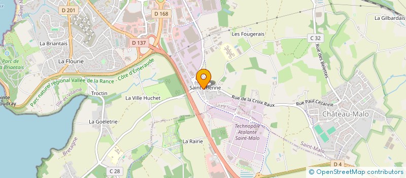 localisation de l'entreprise SCI CHATEAU  SAINT-MALO
