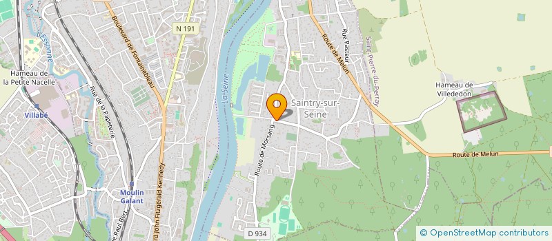 localisation de l'entreprise SCI CHATEAU à SAINTRY-SUR-SEINE