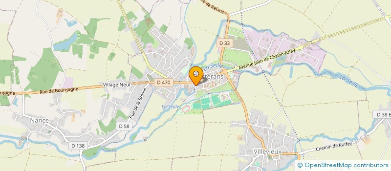 localisation de l'entreprise SCI CHATEAU  BLETTERANS