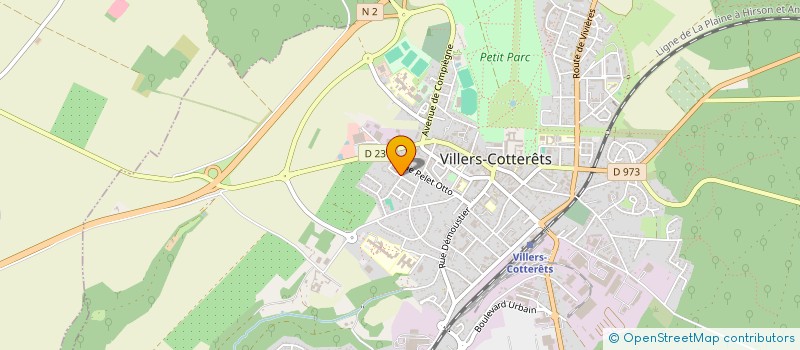 localisation de l'entreprise SCI CHATEAU ACG à VILLERS-COTTERETS